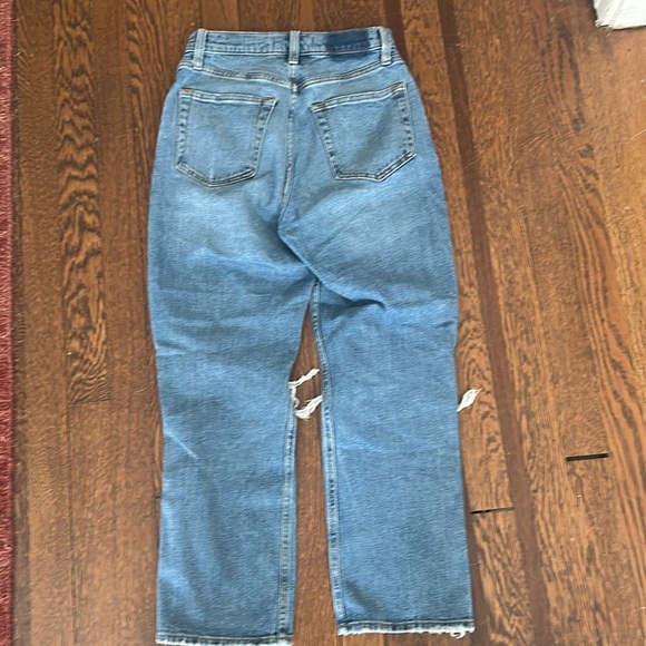 Abercrombie & Fitch the ankle straight ultra high Rise - Picture 6 of 8